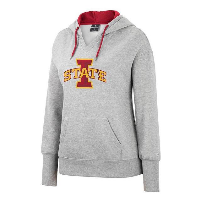 Womens Utah Utes Heather Grey Pullover Hoodie Product Image