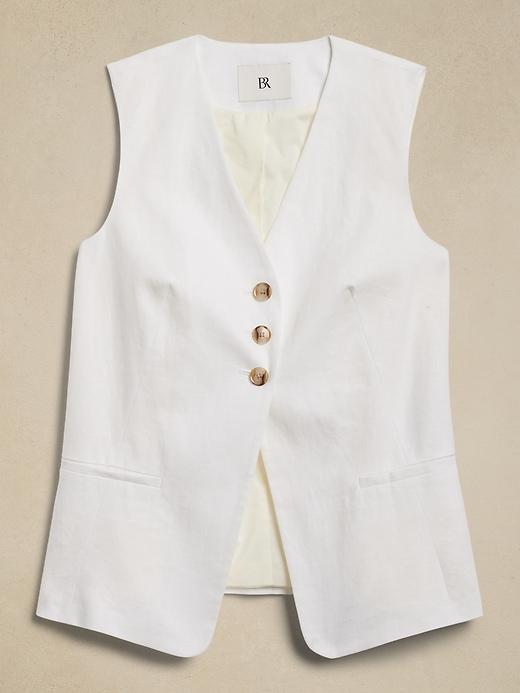 Lina Linen Vest Product Image