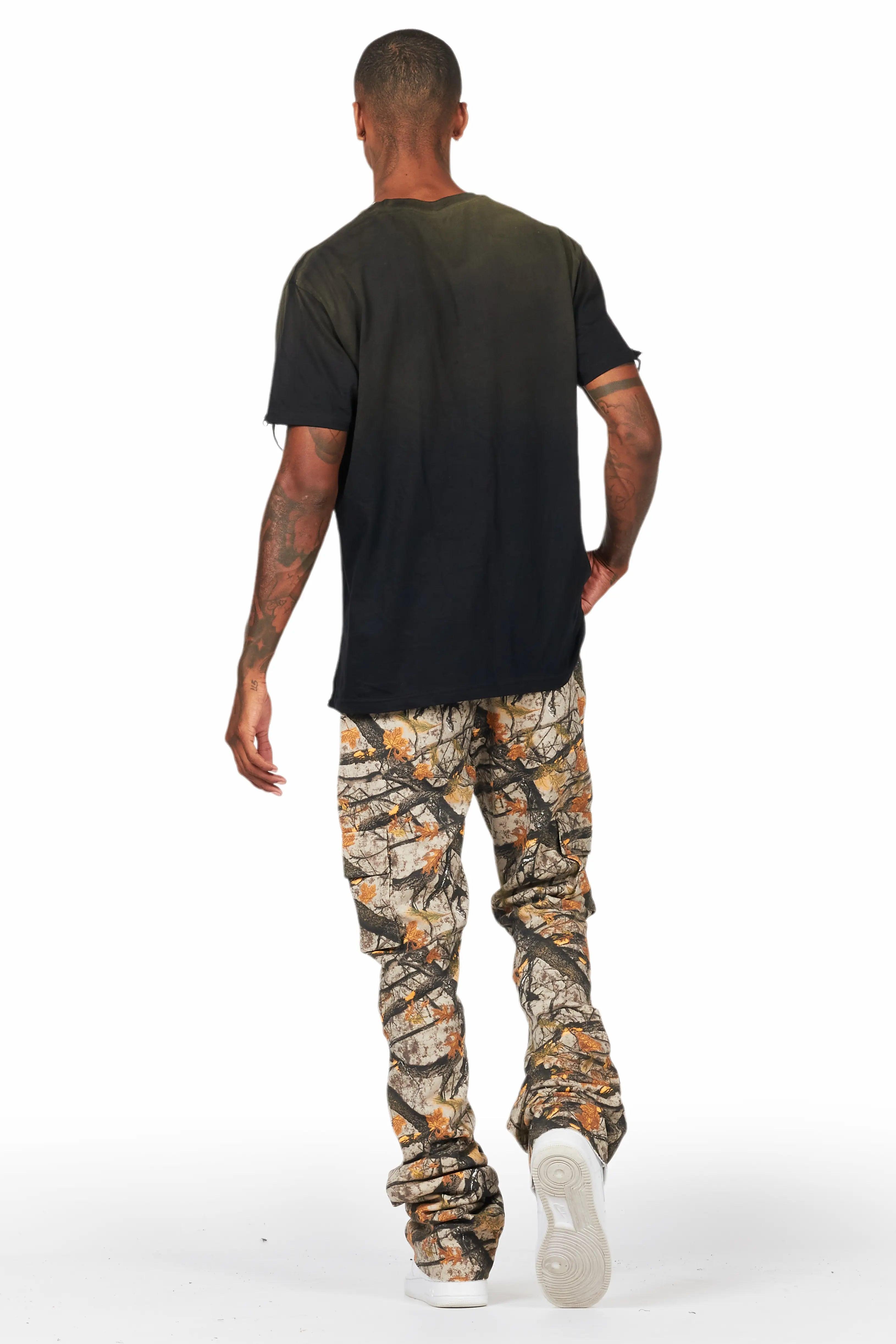 Admir Tree Camo Stacked Flare Pant Male Product Image