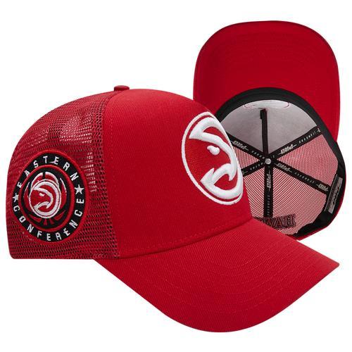 Pro Standard Womens Hawks Varsity Red Trucker - Red/White/Black Product Image