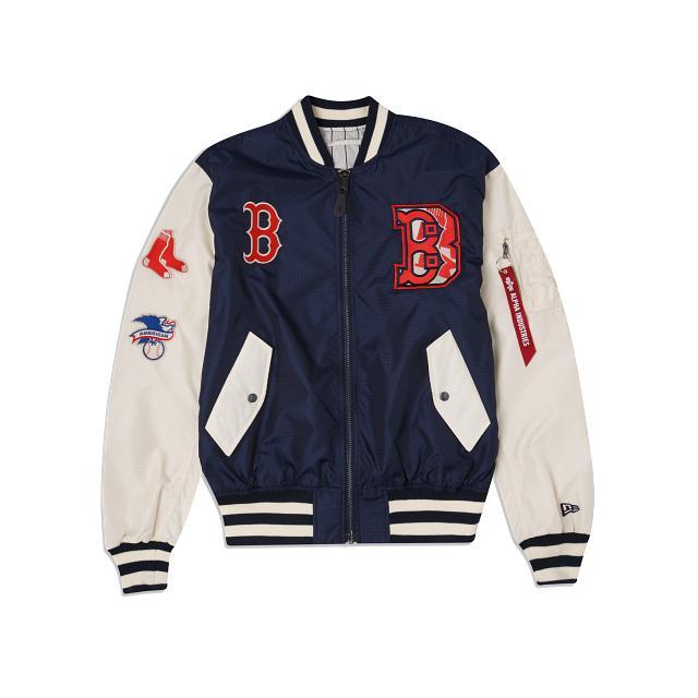 Alpha Industries X Boston Red Sox L-2B Bomber Jacket Male Product Image