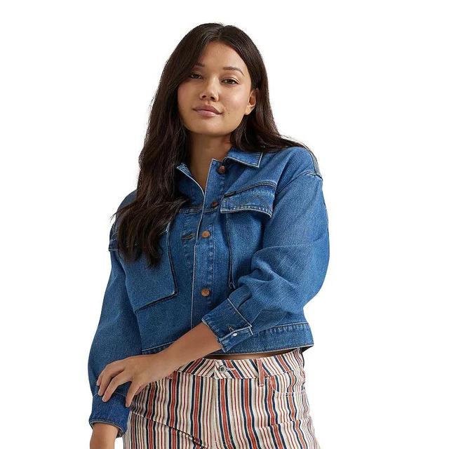 Womens Wrangler Cropped Utility Jacket Product Image