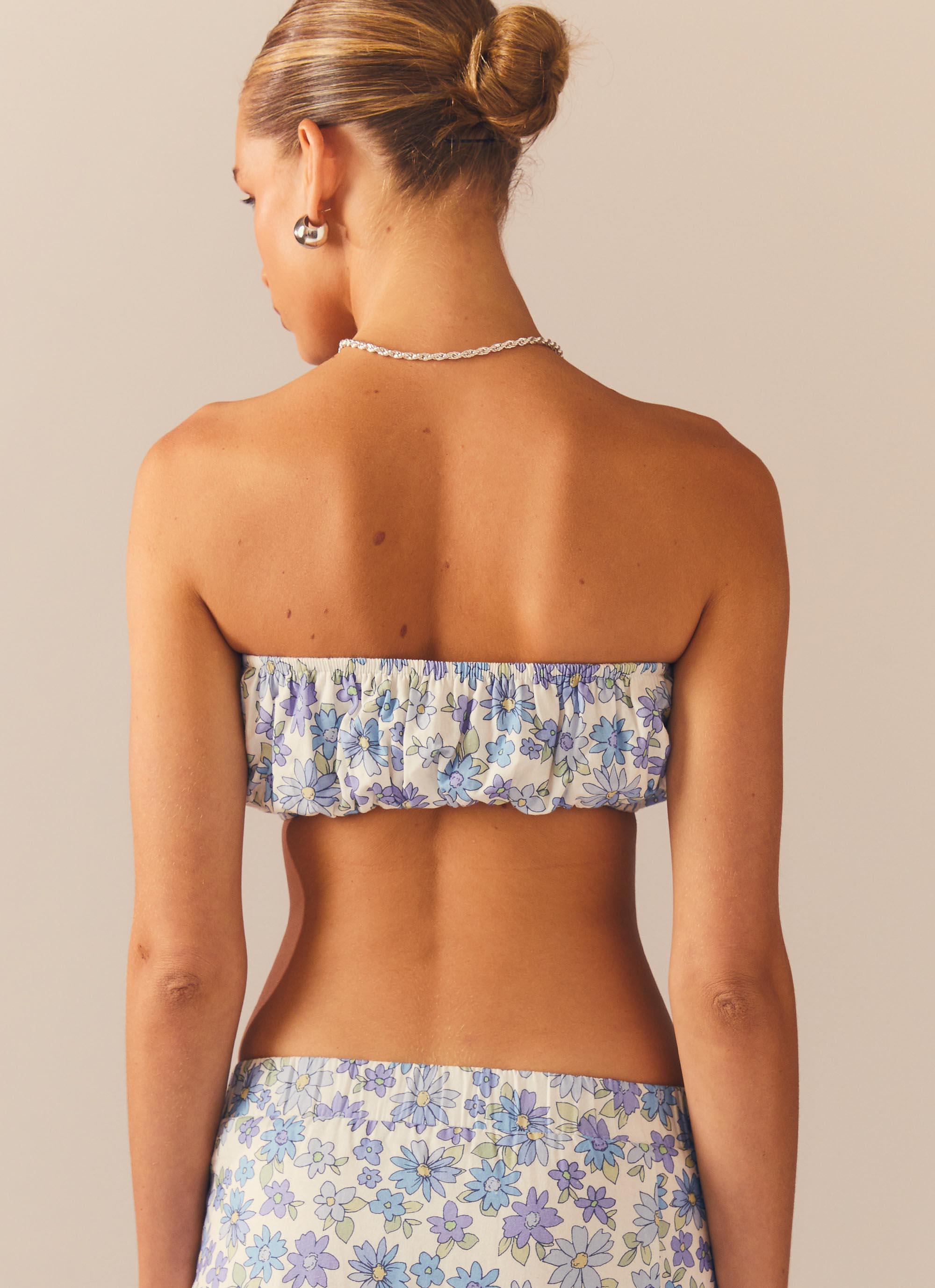 Countryside Picnic Bandeau Top - Daisy Chain Product Image