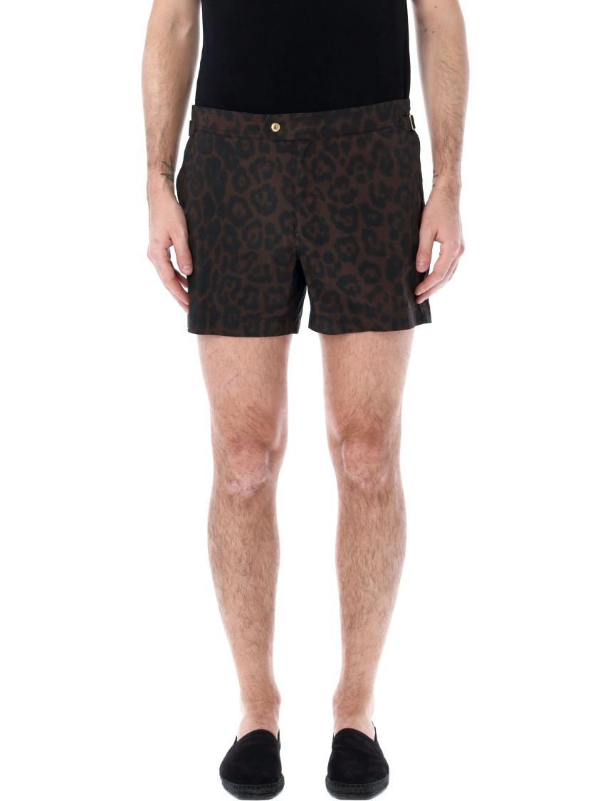 TOM FORD Swim Shorts In Brown Product Image