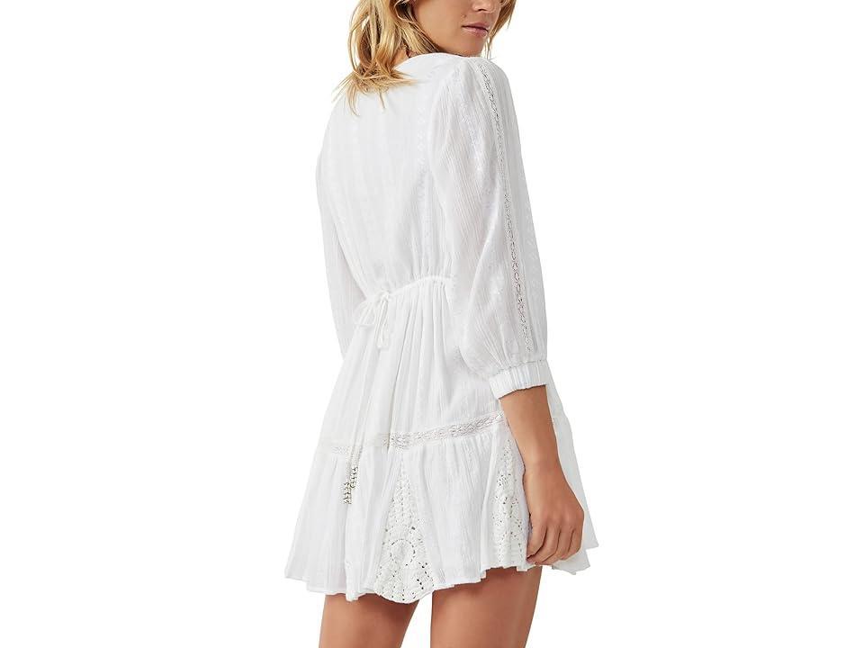 Free People Hudson Mini Dress (Ivory) Women's Clothing Product Image