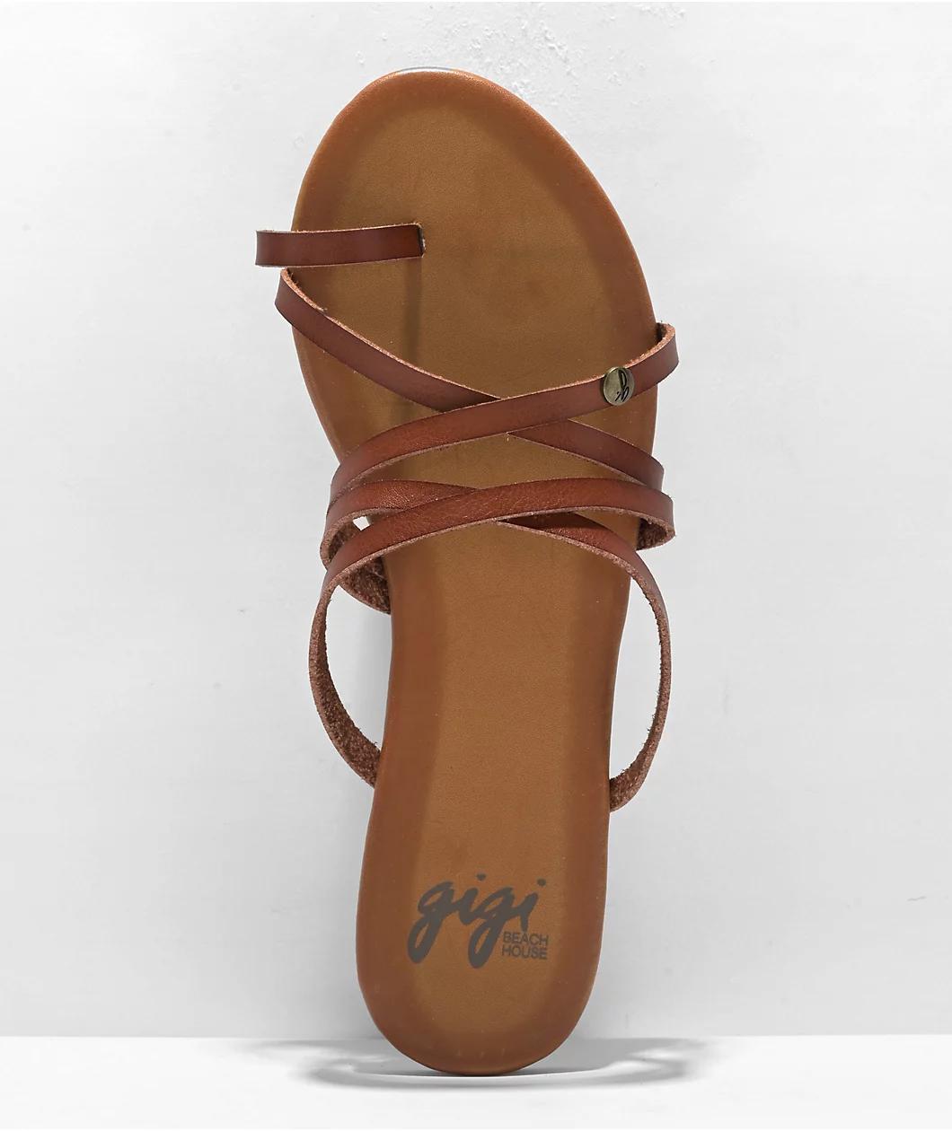 Gigi Athena Cognac Sandals Product Image