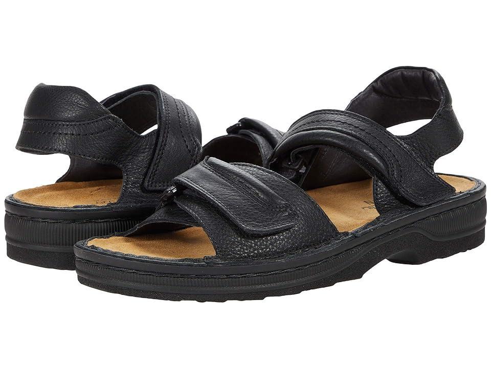 Naot Lappland (Soft Black Leather) Men's Sandals Product Image