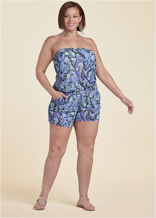 Paisley Printed Romper Product Image