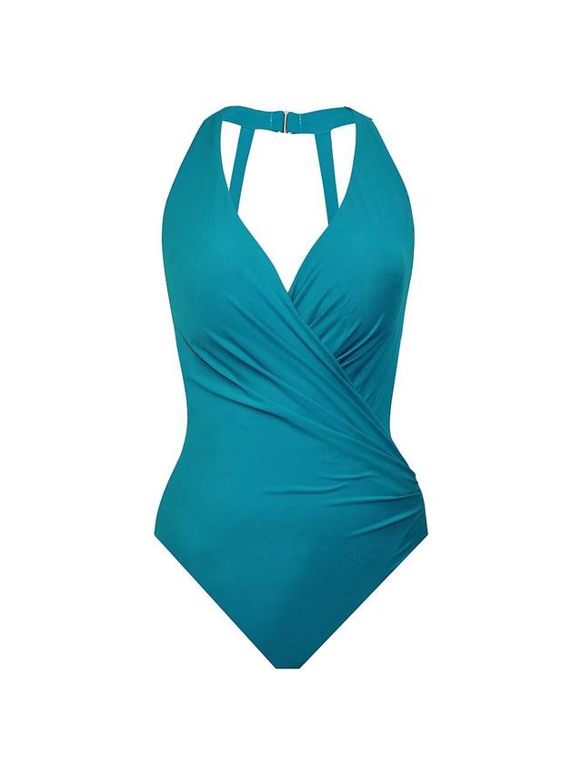 Womens Rock Solid Wrapsody One-Piece Swimsuit Product Image