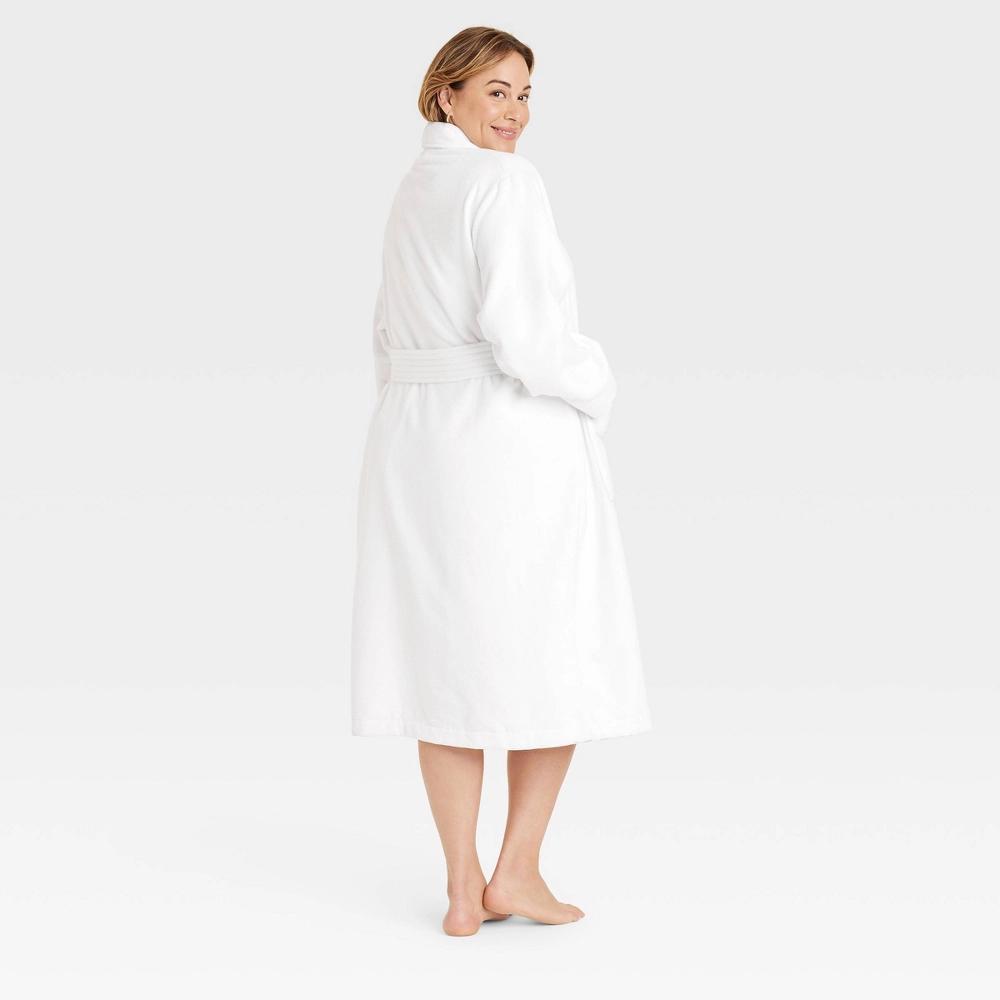 Womens Terry Robe - Auden White 1X/2X Product Image