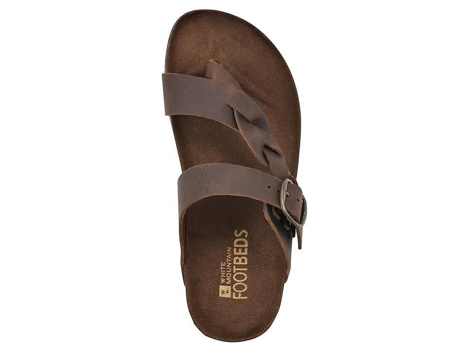 White Mountain Womens Crawford Footbed Sandals - Sandal Wood Product Image