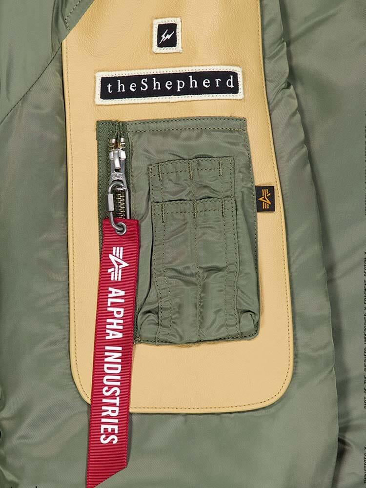 ALPHA X UNDERCOVER THE SHEPHERD MA-1 BOMBER JACKET Product Image