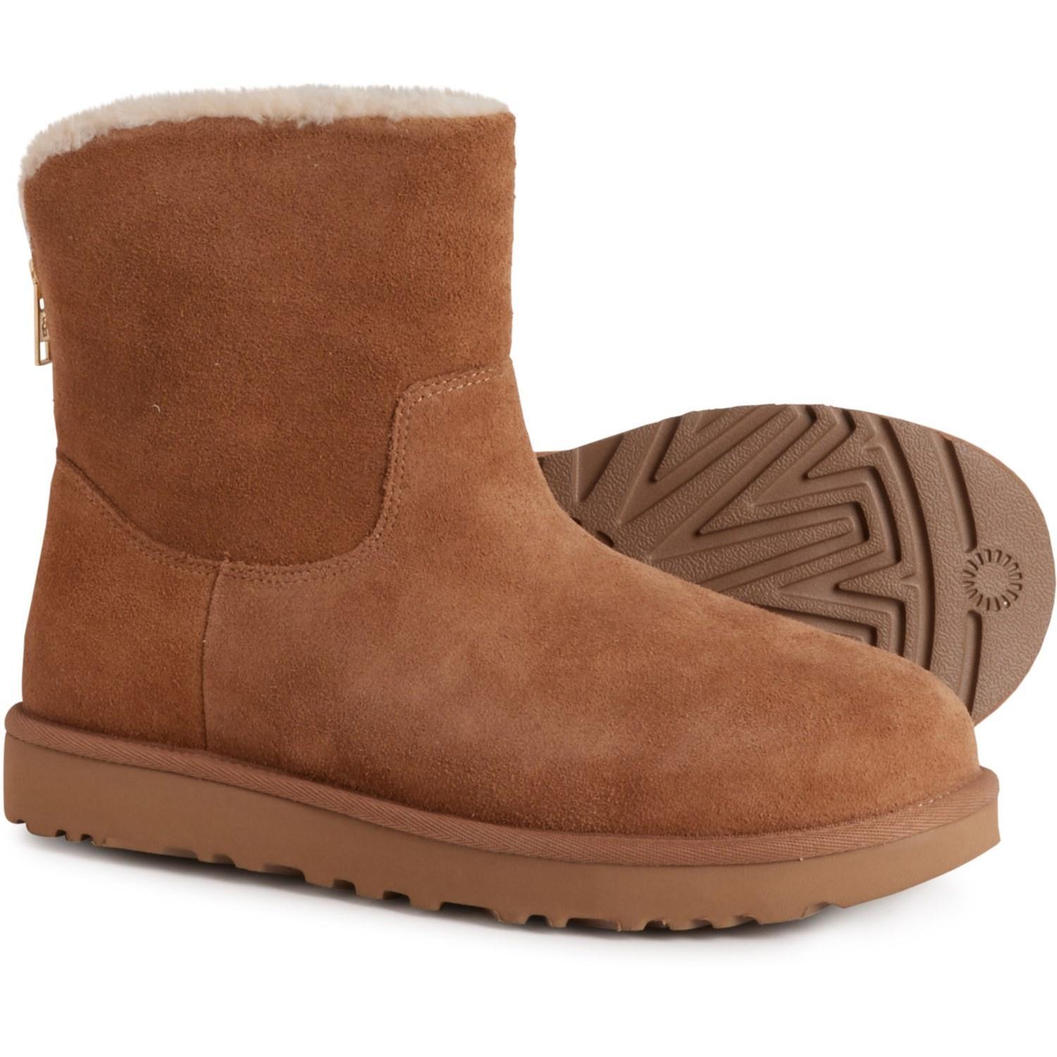 UGG® Australia Classic Zip It Mini Boots - Suede (For Women) Product Image