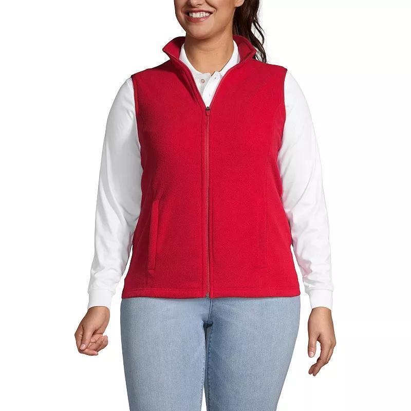 Plus Sized Lands End Thermacheck 100 Vest, Womens Product Image