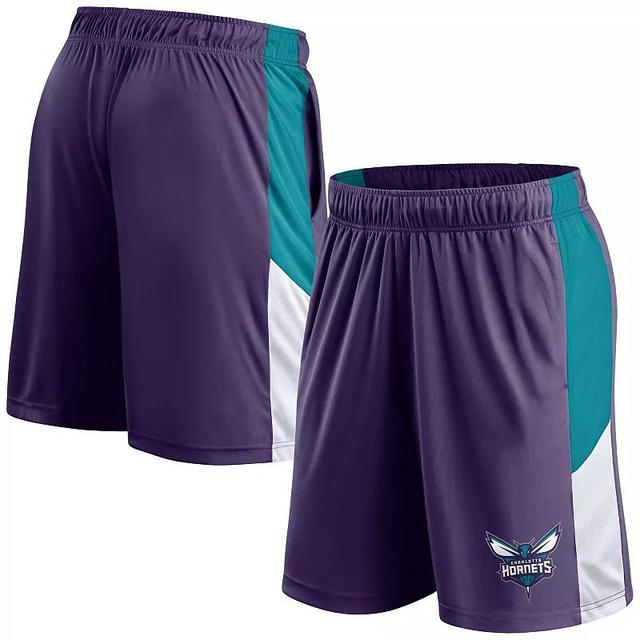 Mens Fanatics Branded Purple Charlotte Hornets Practice Performance Shorts Product Image