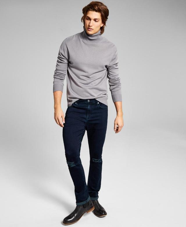 And Now This Mens Solid Turtleneck Sweater Product Image