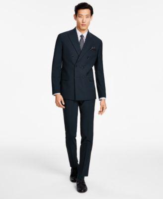 Bar Iii Mens Slim Fit Solid Double Breasted Suit Jacket Pant Created For Macys Product Image