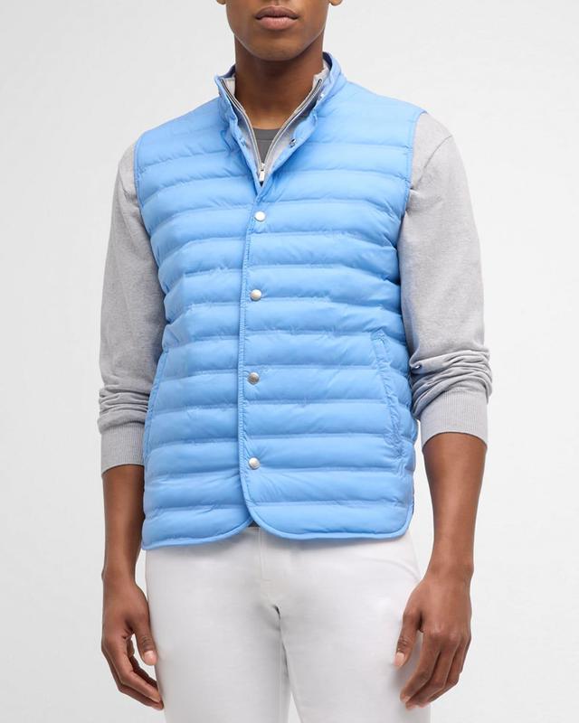 Mens Regent Nylon Snap-Front Vest Product Image