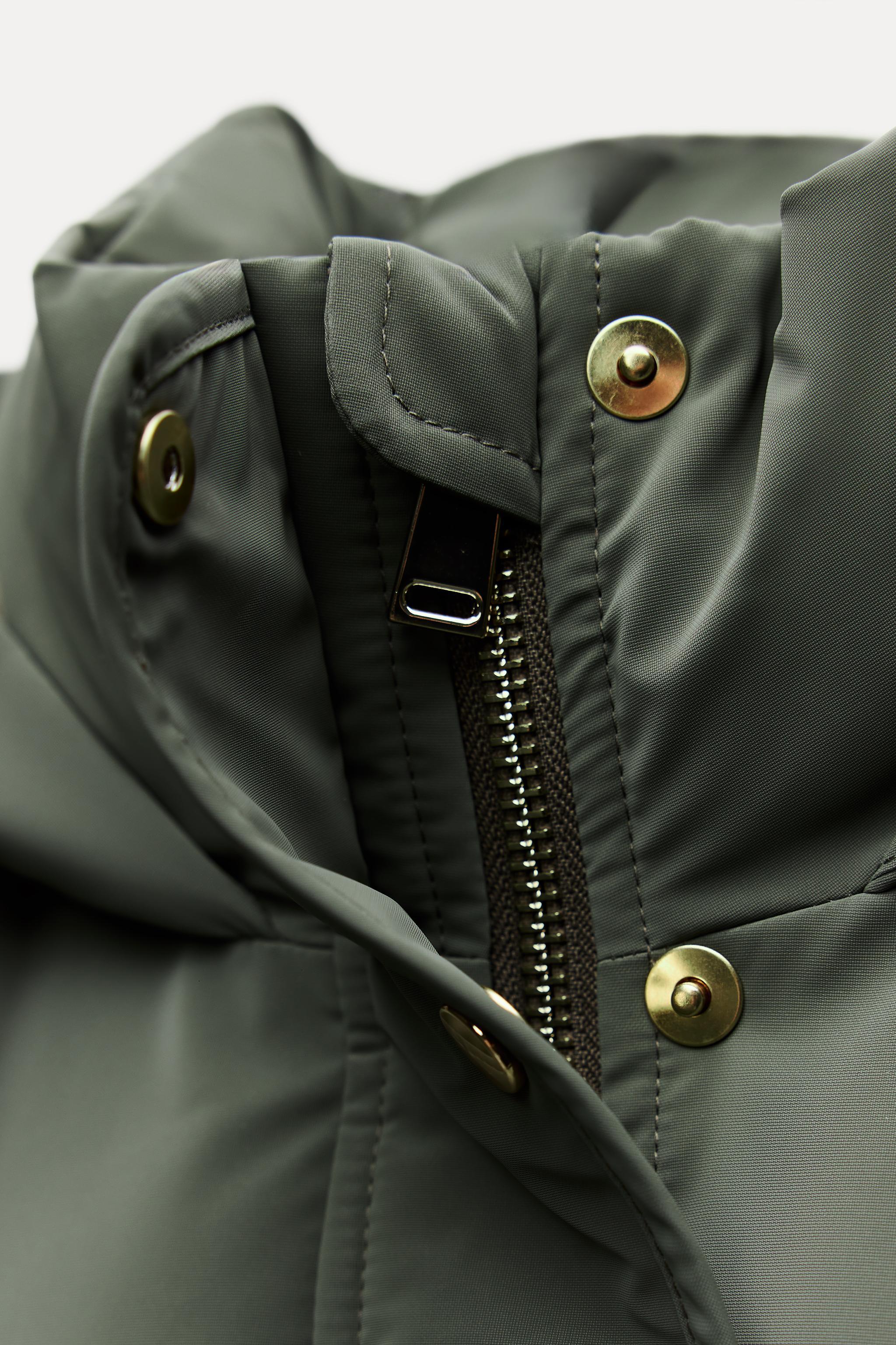 WINDPROOF HOODED PUFFER ANORAK Product Image