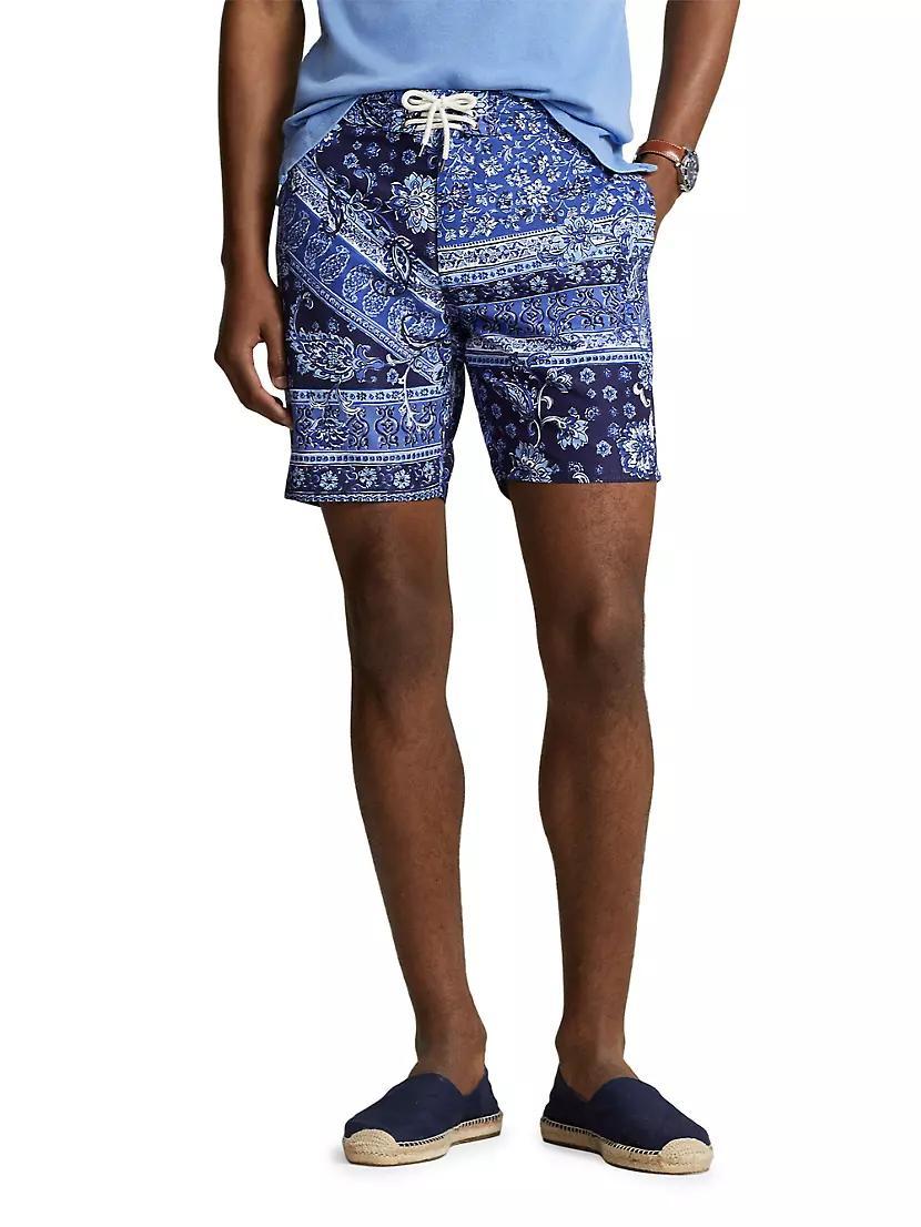 Palm Island Mesh-Lined Swim Trunks Product Image