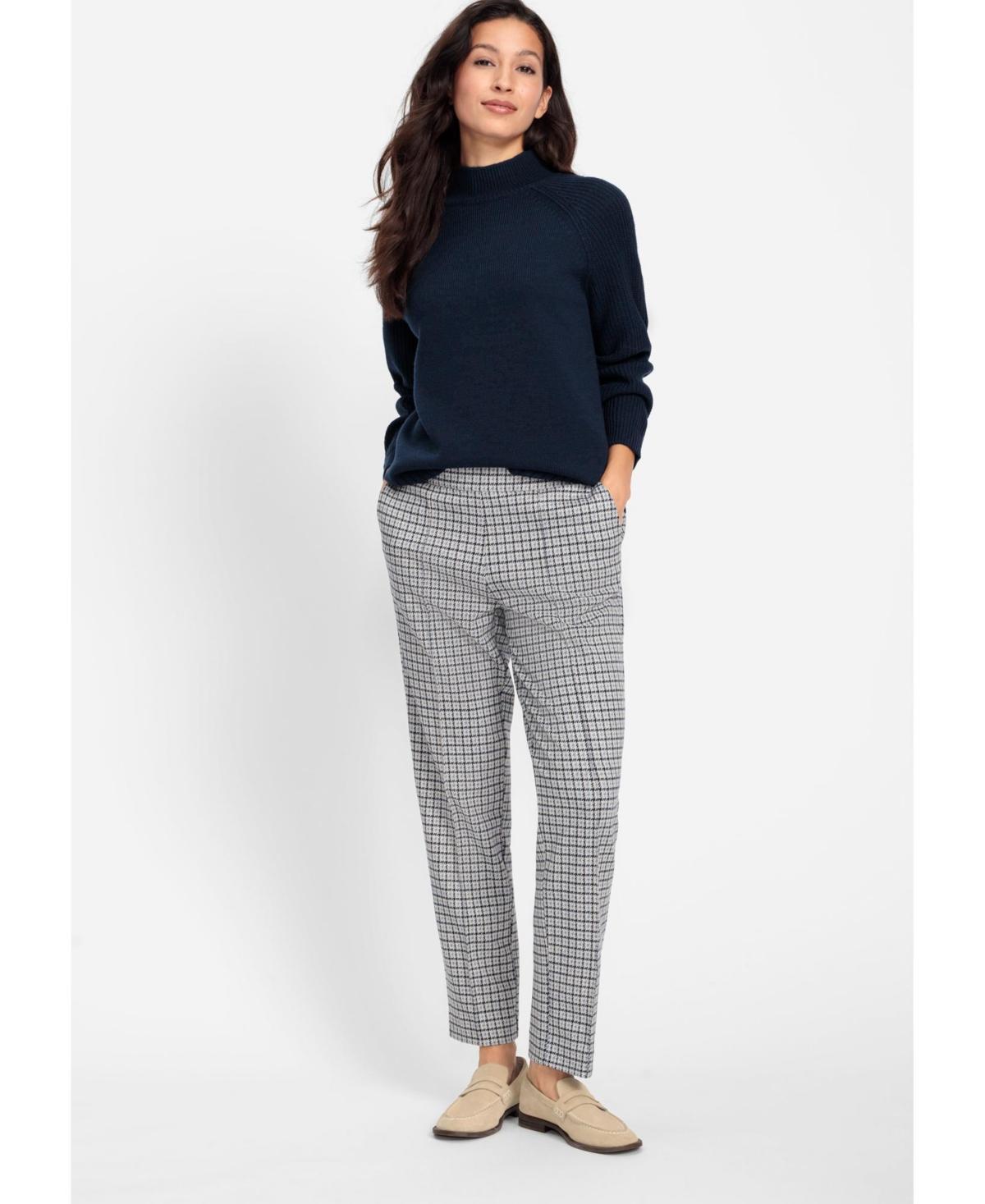 Olsen Womens Lisa Fit Puppytooth Pant Product Image