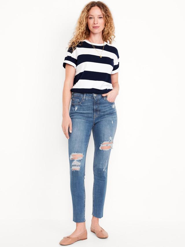 Extra High-Waisted Rockstar 360 Stretch Super-Skinny Jeans Product Image