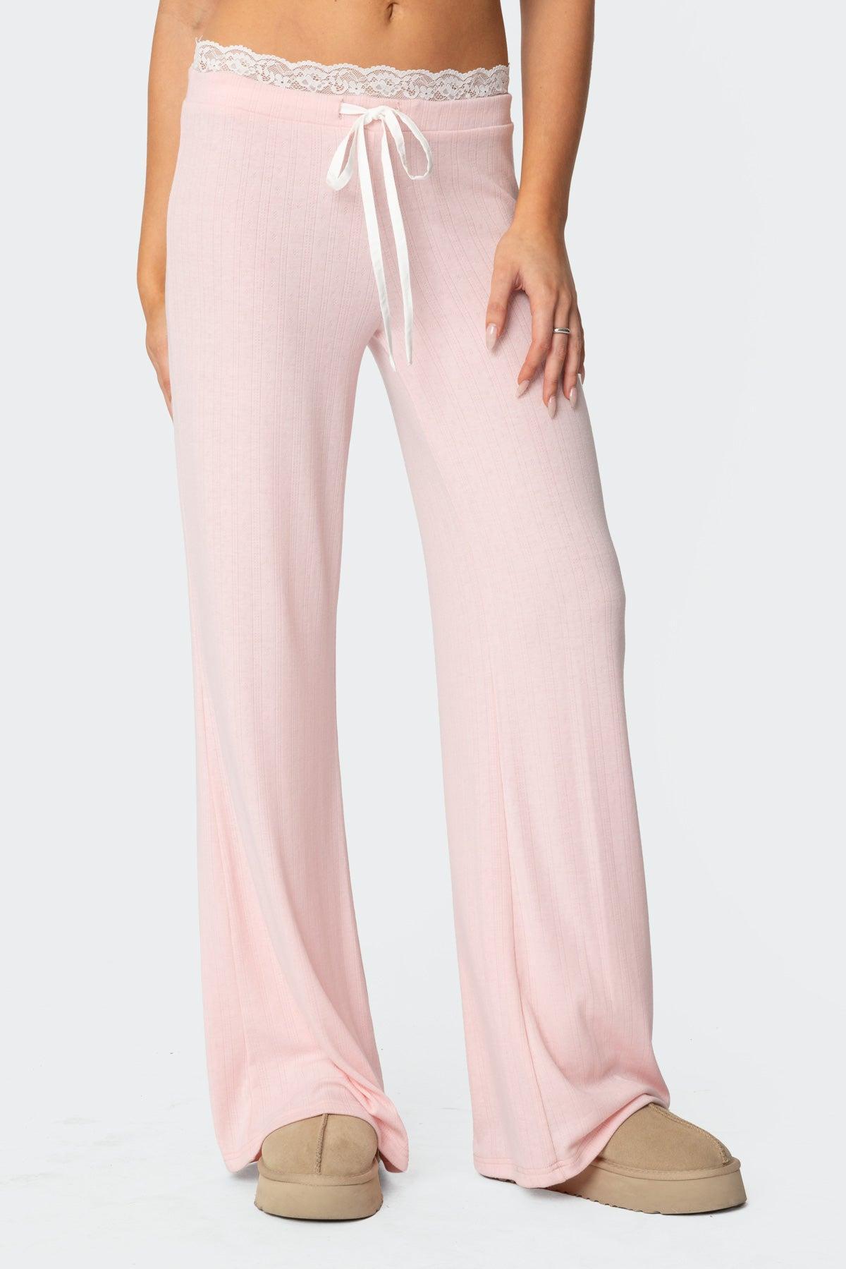 Peekaboo Lace Pants Product Image