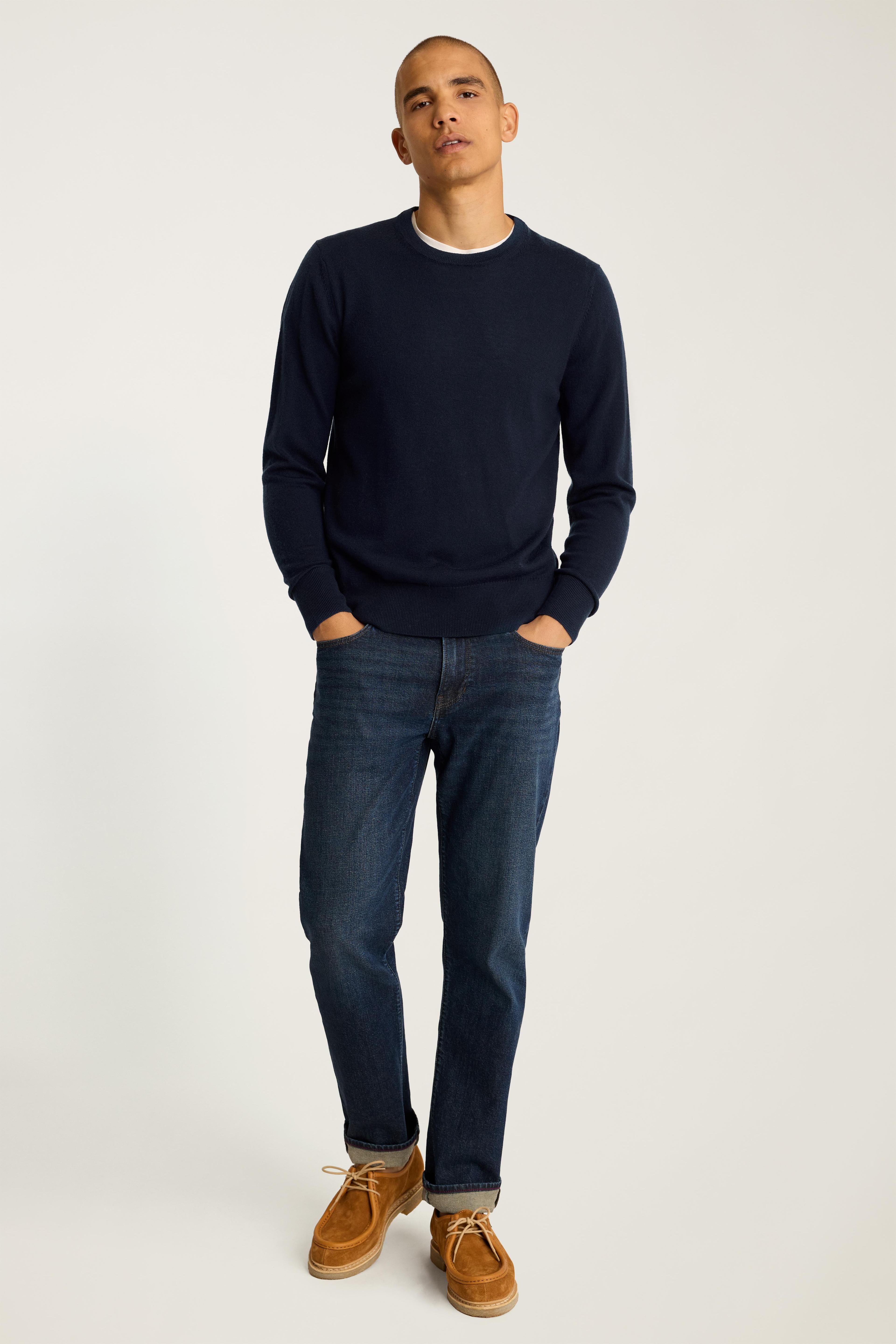 Washable Merino Crew Neck Sweater Product Image