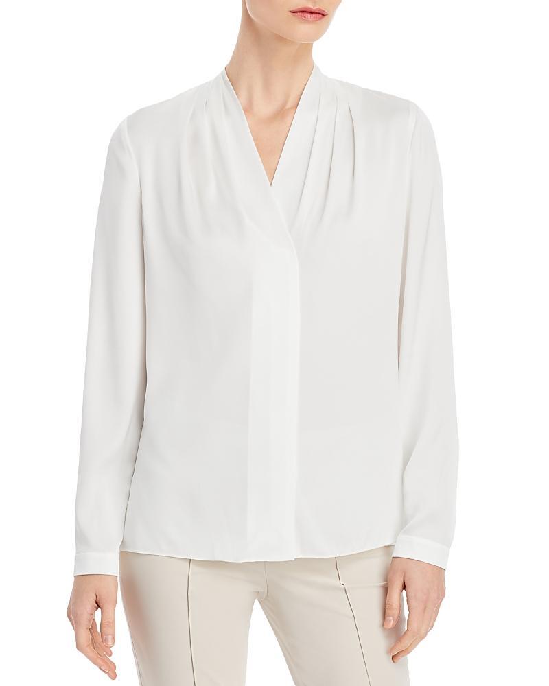 Womens Nellie Silk-Satin Blouse Product Image