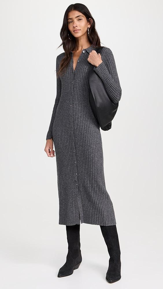 Alex Mill Long Sleeve Alice Ribbed Dress | Shopbop Product Image