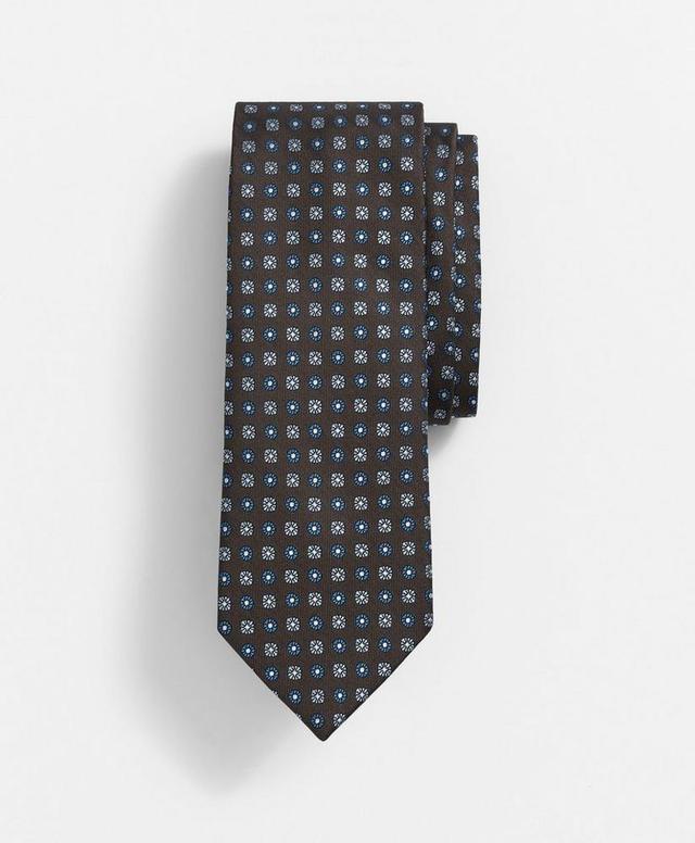 Silk Small Alternating Flower Tie Product Image