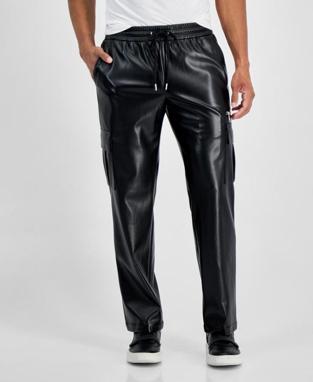 I.n.c. International Concepts Mens Jax Pleather Pants, Created for Macys Product Image