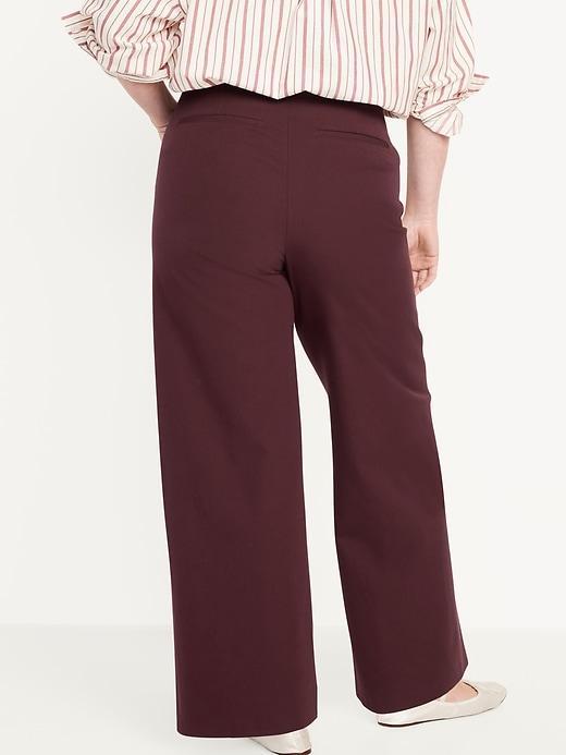 High-Waisted Pull-On Pixie Wide-Leg Pants Product Image