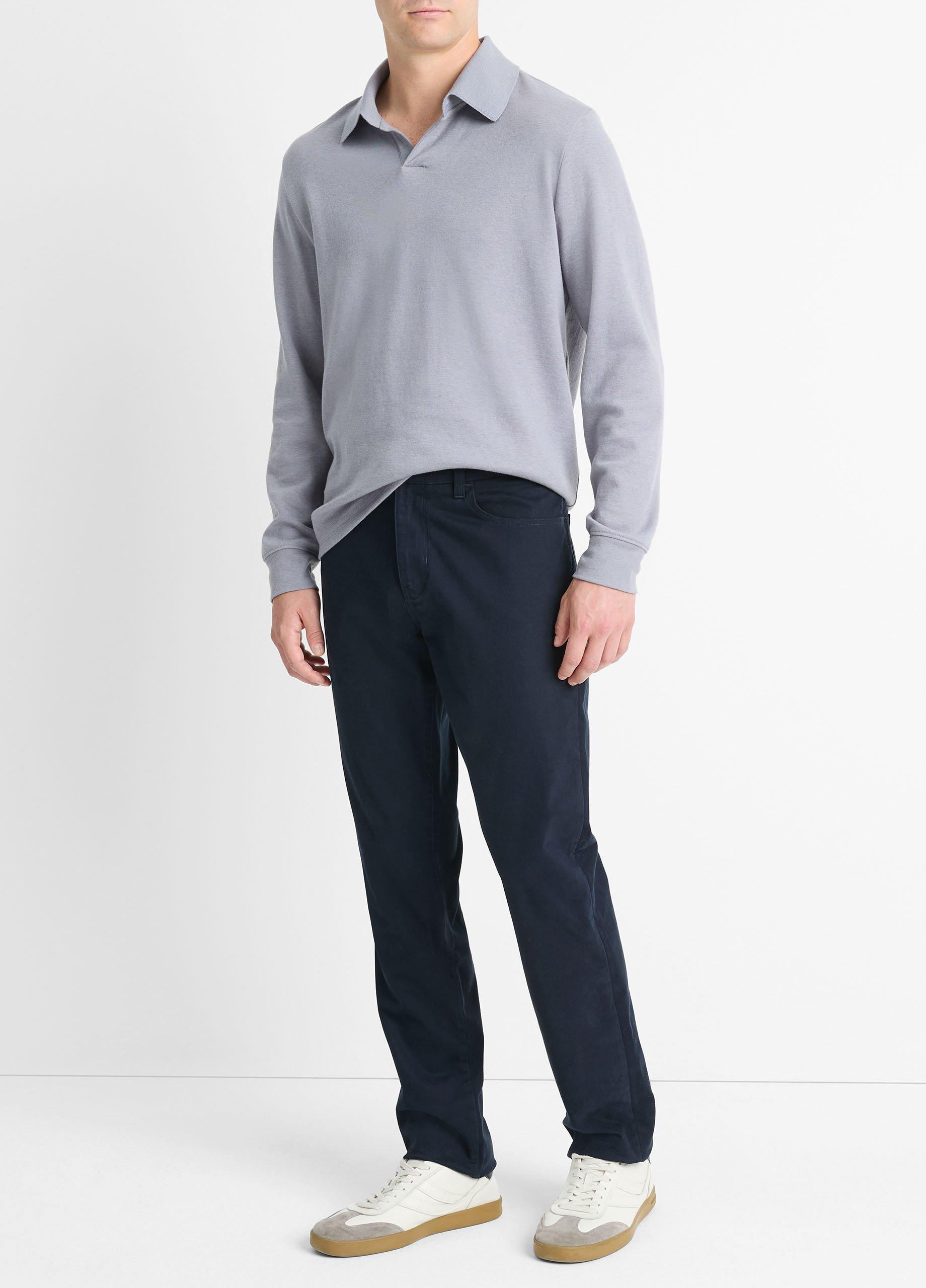 Dylan Slim 5-Pocket Peached Stretch-Cotton Pant Product Image