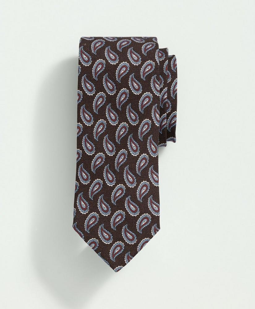 Silk Basketweave Pine Pattern Tie Product Image