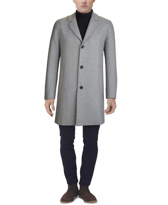 Cole Haan Mens Melton Classic-Fit Topcoat Product Image