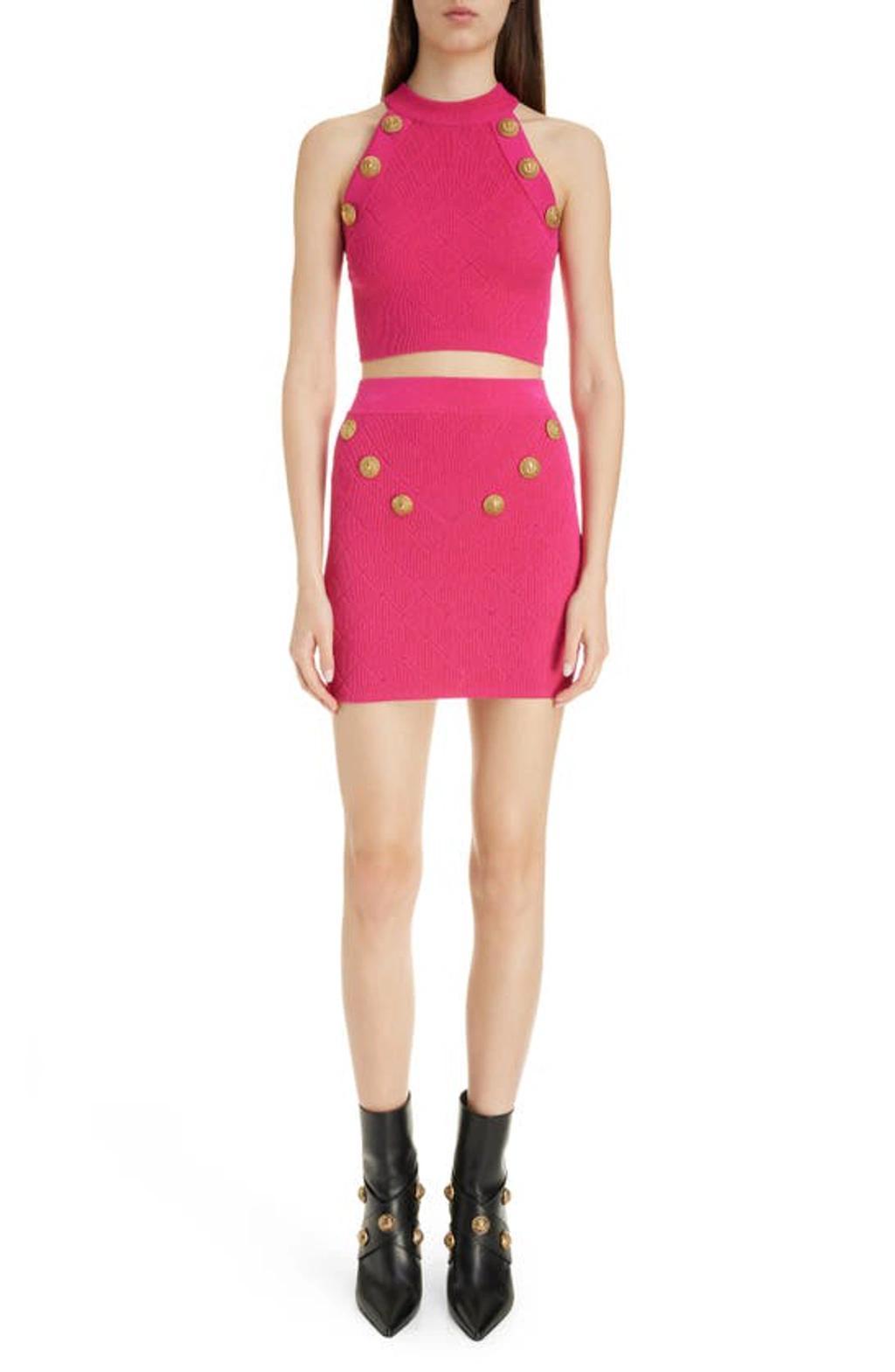 BALMAIN Top In Fucsia Product Image