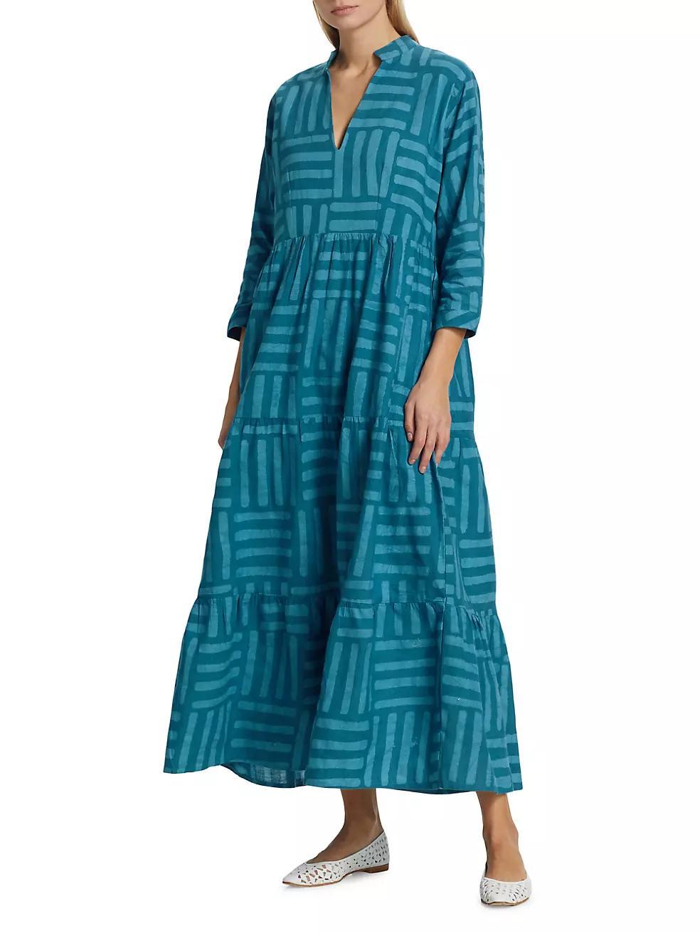 Bimpe Printed Tiered Maxi Dress Product Image