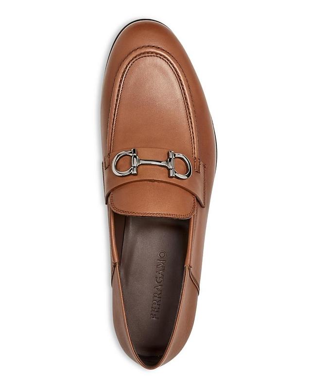 Ferragamo Mens Ginmvit Corsaro Step Down Bit Loafers - Wide Product Image