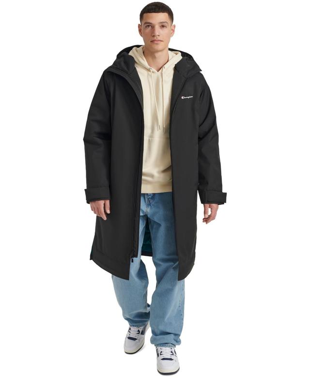 Champion Mens Long Side Line Hooded Jacket Product Image