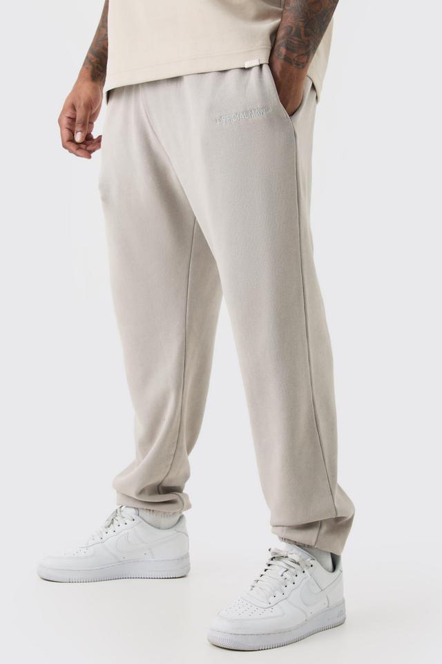 Plus Core Fit Official Laundered Wash Jogger | boohooMAN USA Product Image