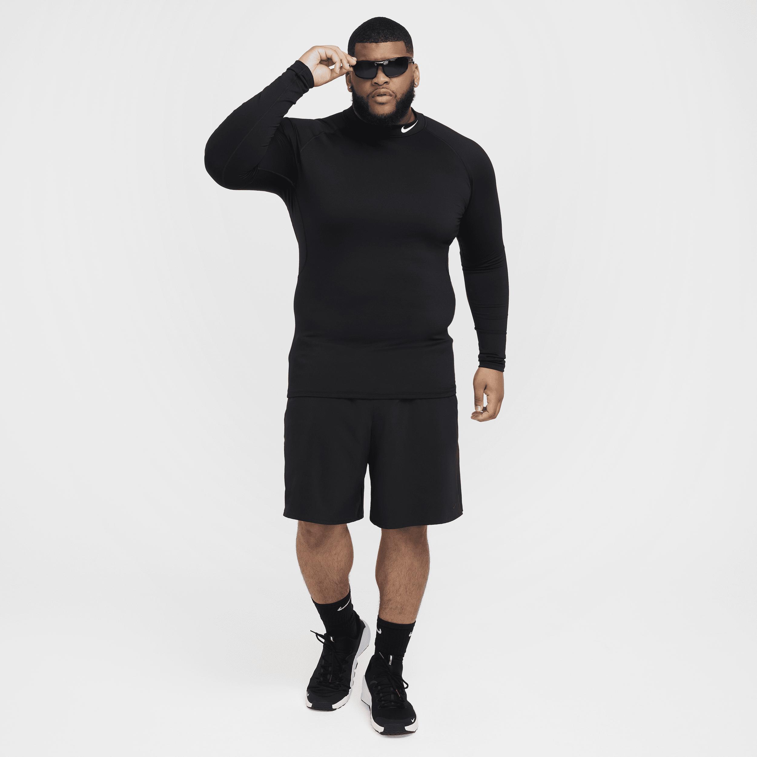 Nike Pro Men's Dri-FIT Warm Long-Sleeve Fitness Mock Product Image