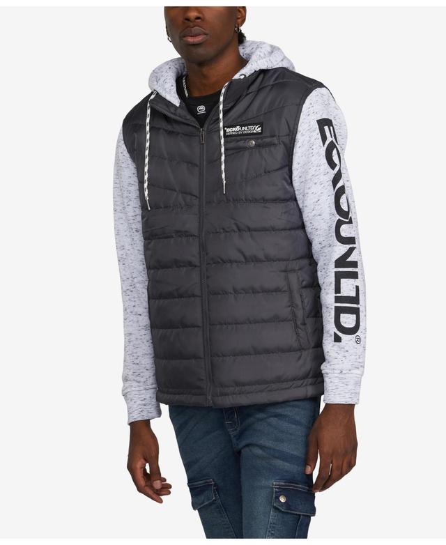 Mens Shattered Hybrid Jacket Hoodie Product Image