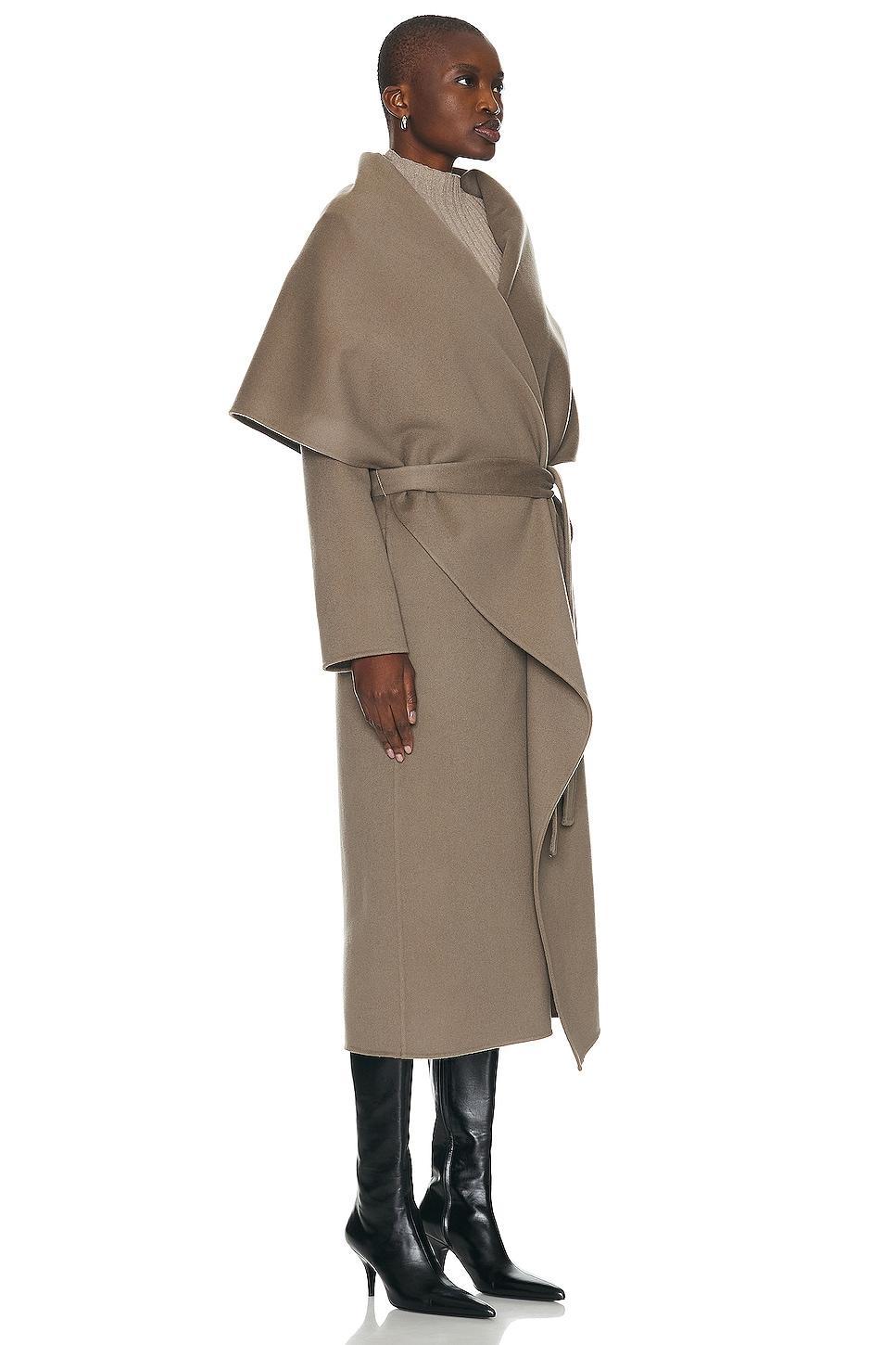 The Row Adia Coat Taupe. (also in ). Product Image