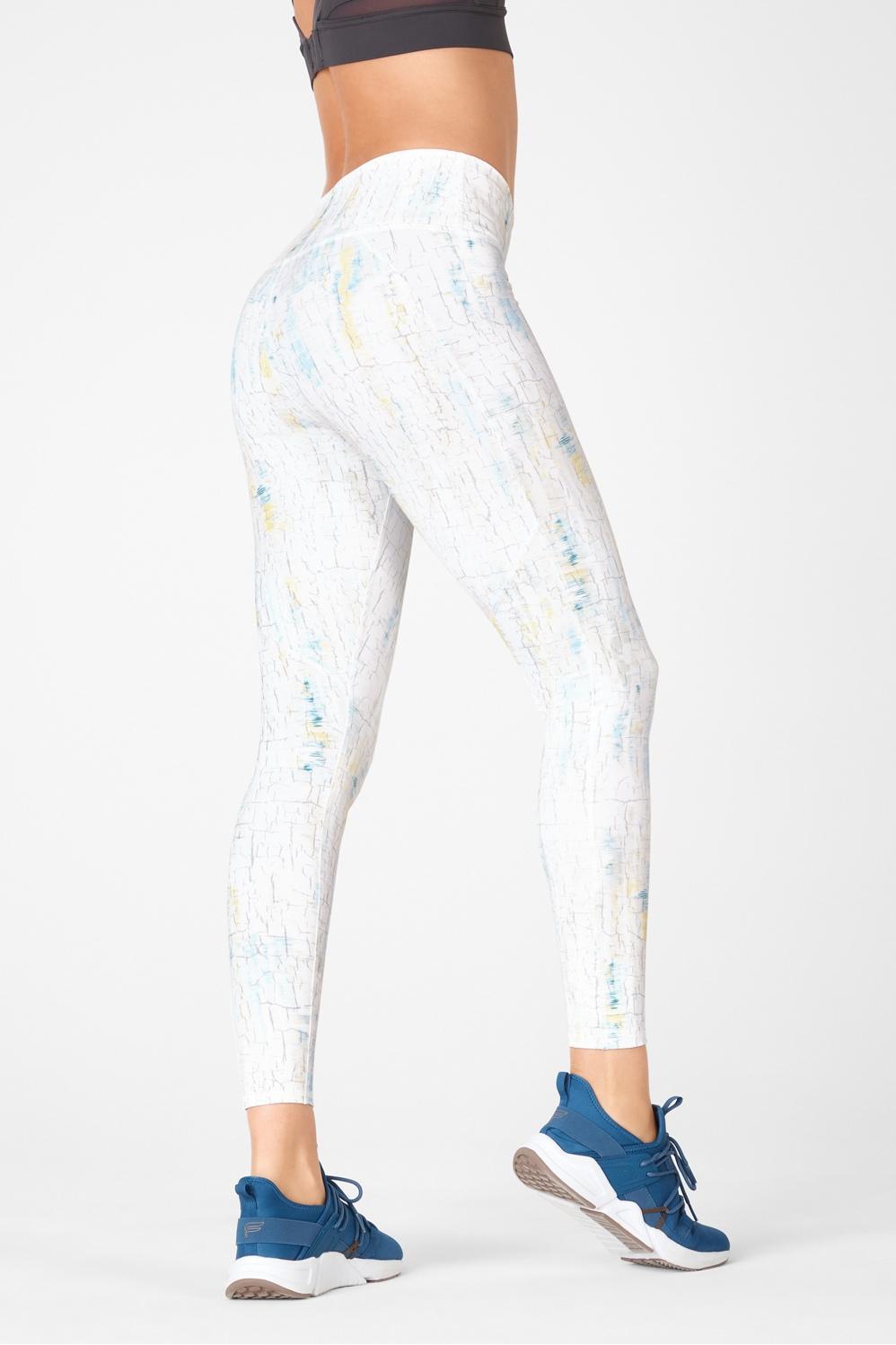 Fabletics Define High-Waisted Legging Womens Reflective Crackle plus Size 4X Product Image