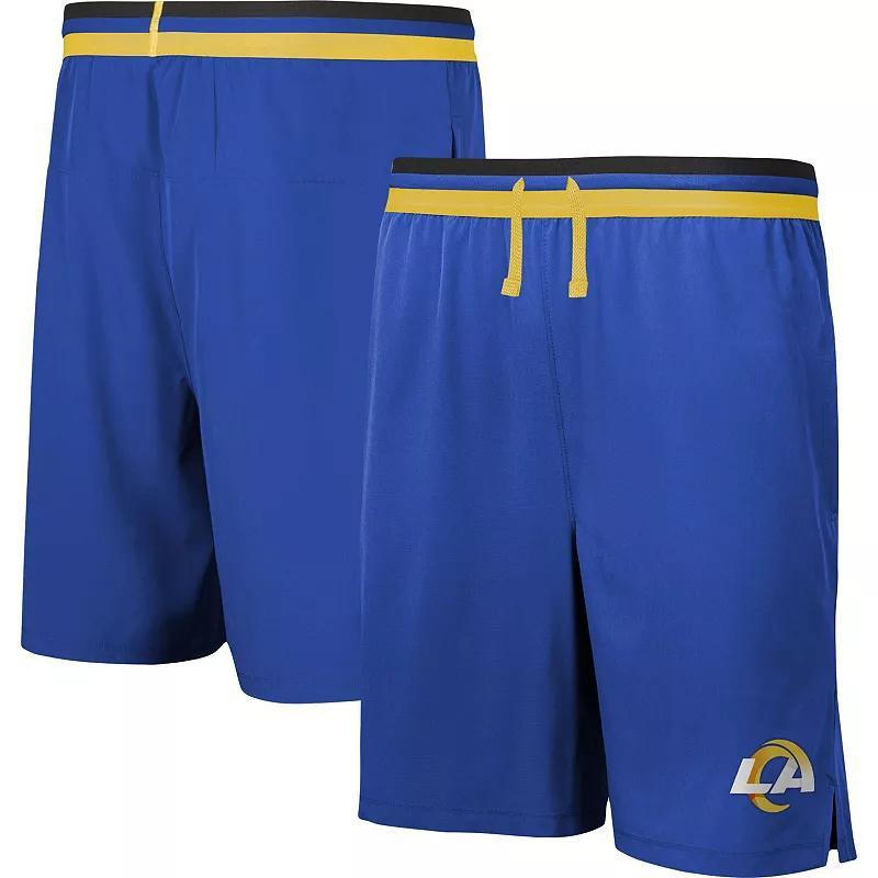 Mens Seattle Seahawks Cool Down Tri-Color Elastic Training Shorts Blue Product Image