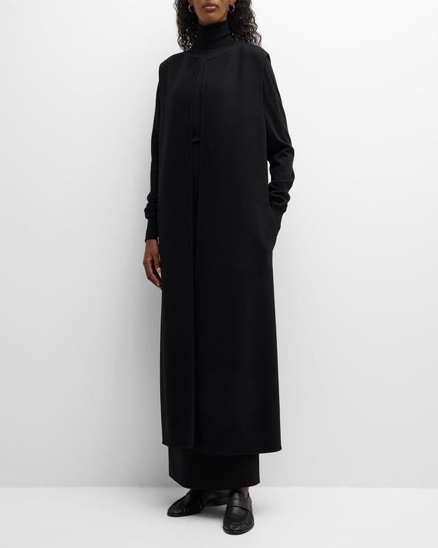 Leendina Long Sleeveless Cashmere Coat Product Image