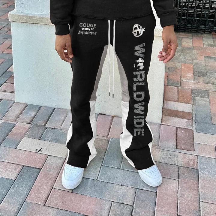 Unisex Men's Men's Street Graphic Contrast Bootcut Sweatpants Product Image