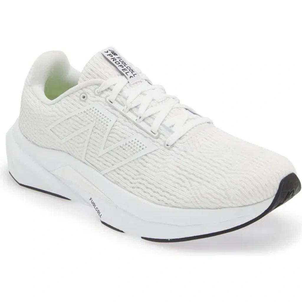 NEW BALANCE Gender Inclusive Fuelcell Propel V5 Running Shoe In White/white Product Image