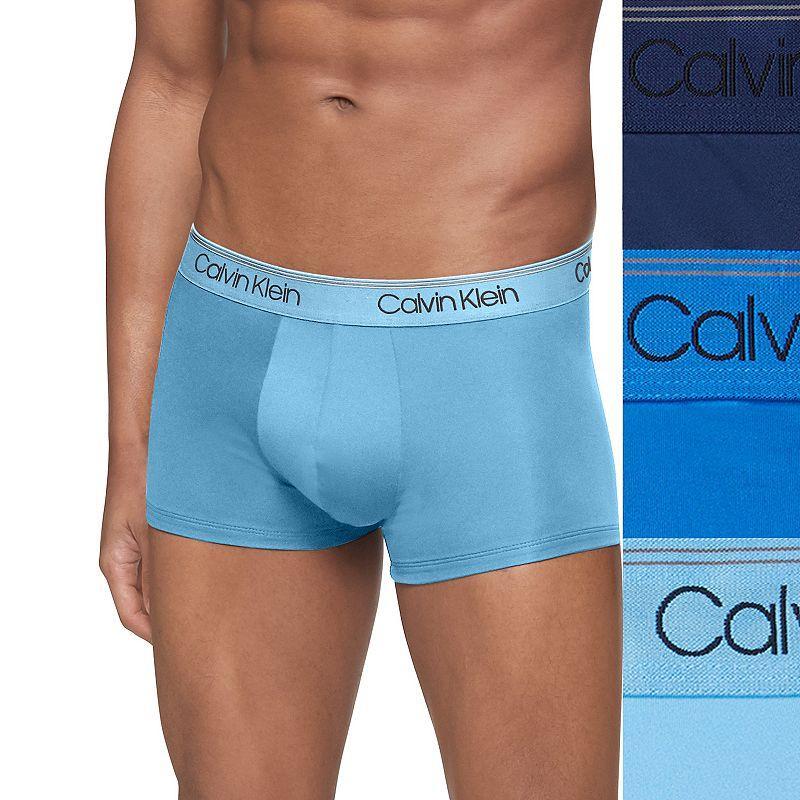 Mens Calvin Klein 3-Pack Microfiber Stretch Low-Rise Trunks, Mens Product Image